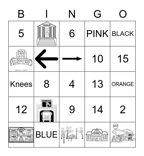 Bingo - 3rd Grade - 3 Bingo Card