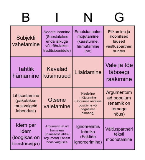 Demagoogia Bingo Raul_Merlin Bingo Card