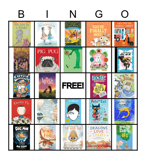 WE ARE READERS! Bingo Card