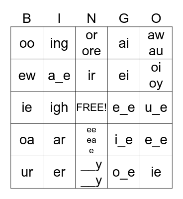 PALS Graduation Strategies Bingo Card