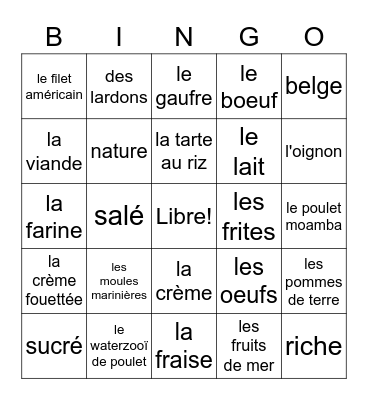 J. Bowers Entre Cultures 2 2.1 Bingo Card