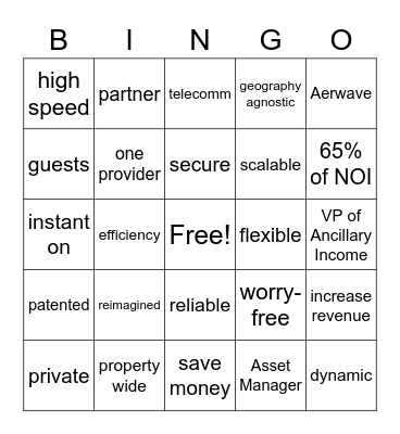 Managed Wifi Bingo Card