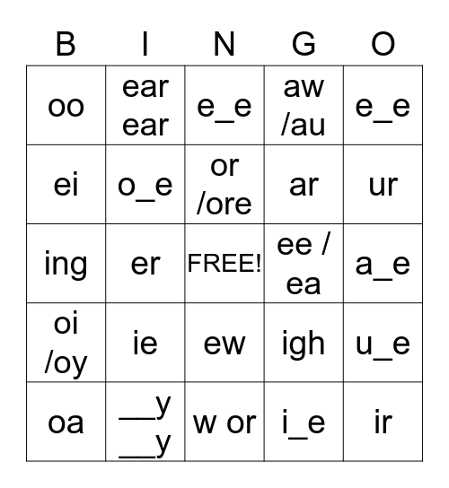 PALS GRADUATION Bingo Card