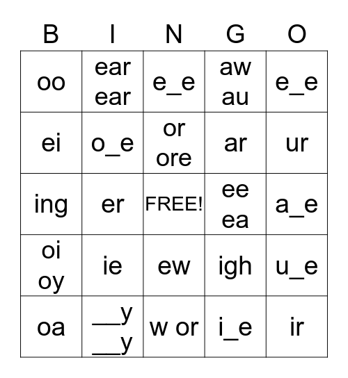 PALS GRADUATION Bingo Card