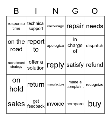Secretariado Executivo (6LEM056) Bingo Card