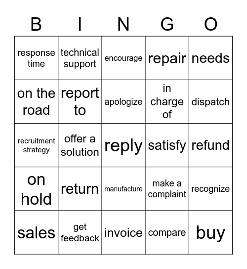 Secretariado Executivo (6LEM056) Bingo Card