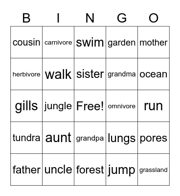 LITSCI Bingo Card