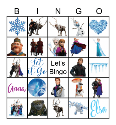 Aarya Turns 9 Bingo Card