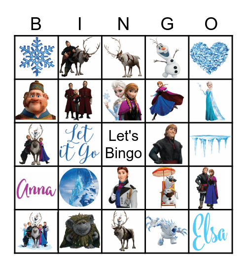 Aarya Turns 9 Bingo Card