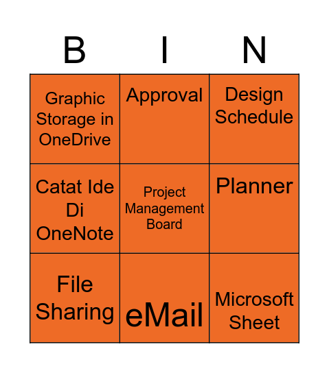 Widya Wicaksono - Mkt Bingo Card