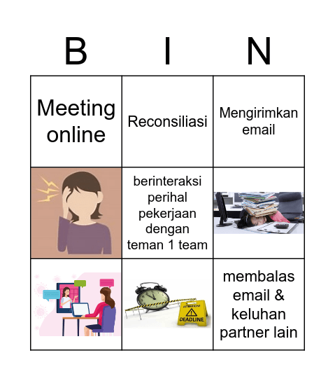 DITA_FINANCE Bingo Card