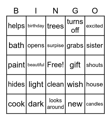 Review Bingo Card