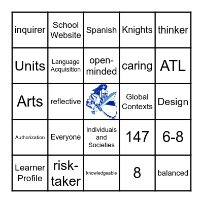 IB Bingo Card
