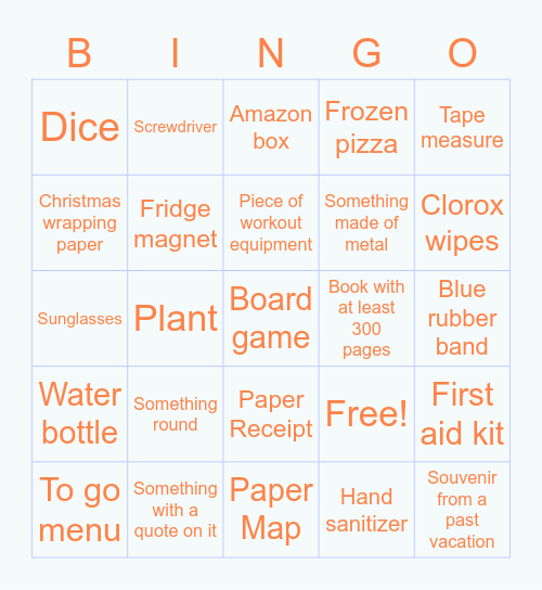 Digital First Team Bingo Card