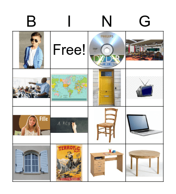 Les Objets de la Classe Bingo Card