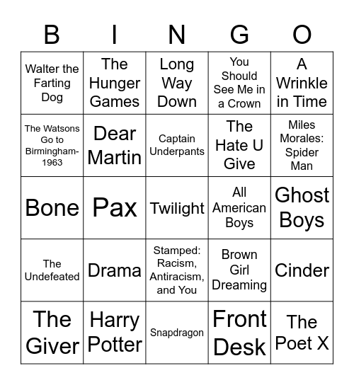 Law's Homebase Bingo Card