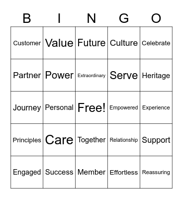 Customer Service Week Bingo! Bingo Card