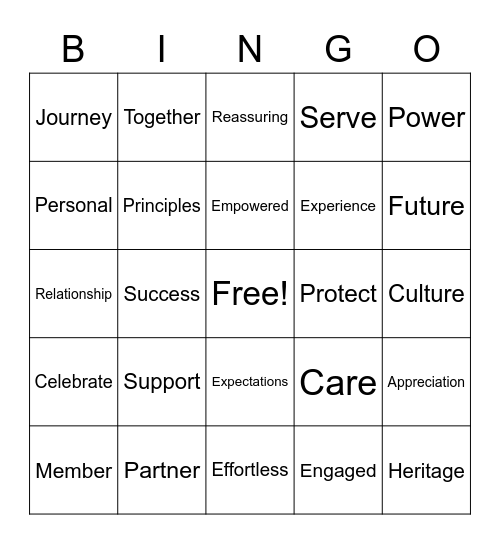 Customer Service Week Bingo! Bingo Card