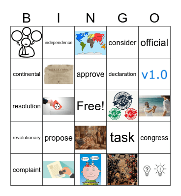 We The People 3 Bingo Card