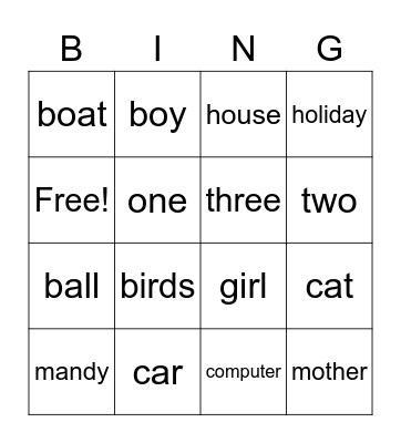 brynjar bingo Card