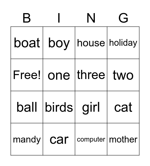 brynjar bingo Card