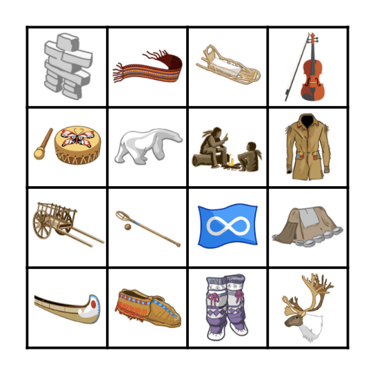 FIRST NATIONS BINGO Card