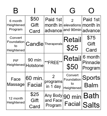 Daily Bingo Card