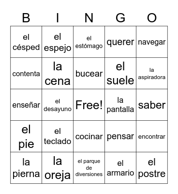 Check for Understanding review Bingo Card