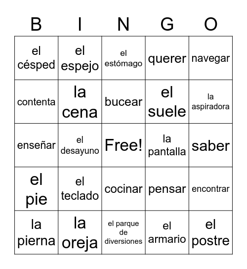 Check for Understanding review Bingo Card