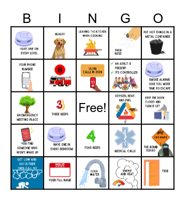 Discover Fire & Life Safety Bingo Card