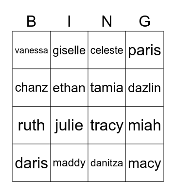 BESTT Loteria Bingo Card