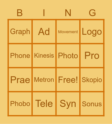 ~🌸STEMS🌸~ Bingo Card