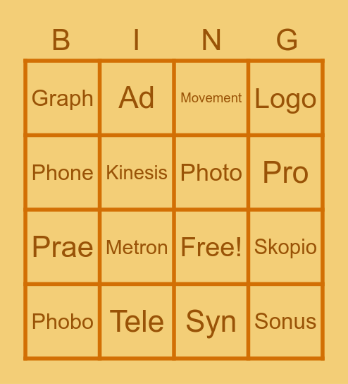 ~🌸STEMS🌸~ Bingo Card