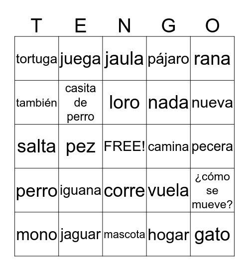 Lo Bingo Card