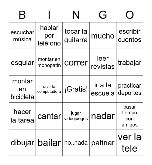 IAAM1 Bingo Card
