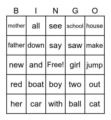 smarty pants Bingo Card