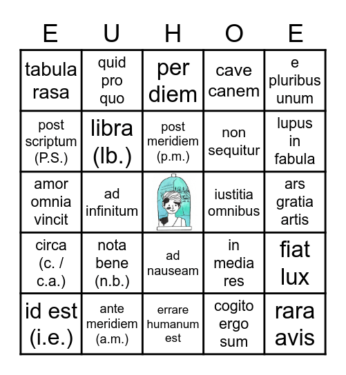 EUHOE! Bingo Card