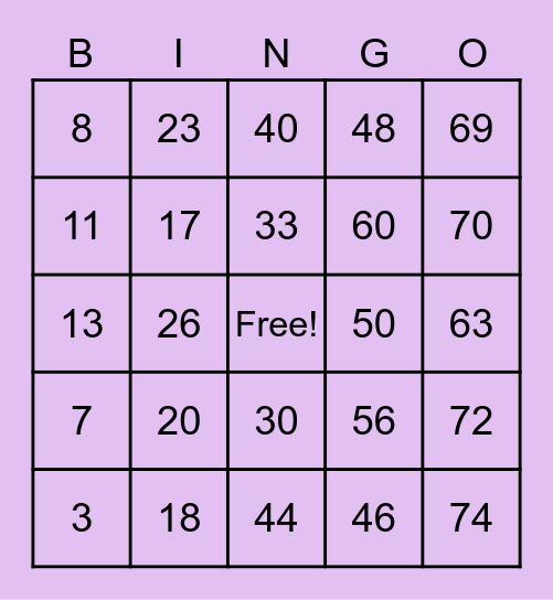 AN NETWORK Bingo Card