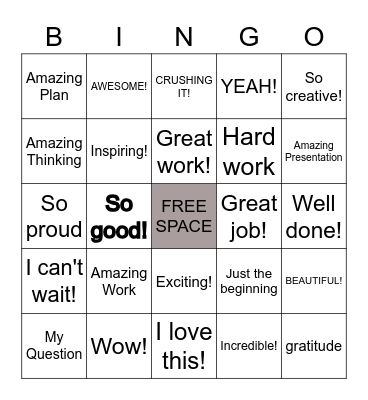 PlotBot Bingo Card