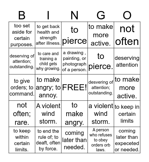 Laci Wagner  Bingo Card