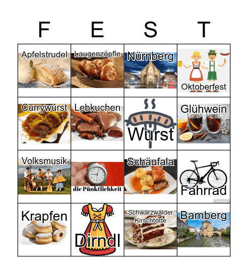 Introduction Bingo Card