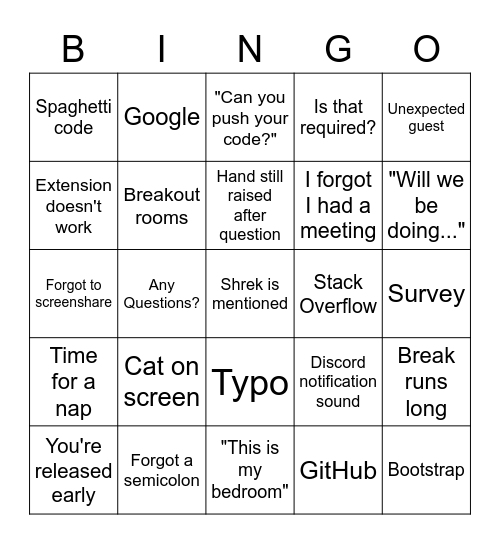 .NET Bingo Card
