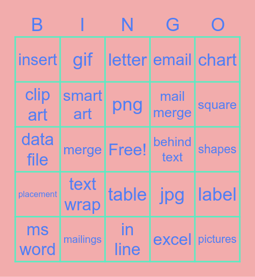 ED TECH Bingo Card