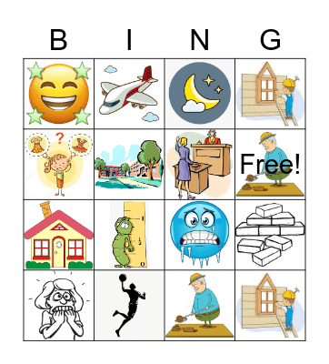 Lesson 3 Spelling Words Bingo Card