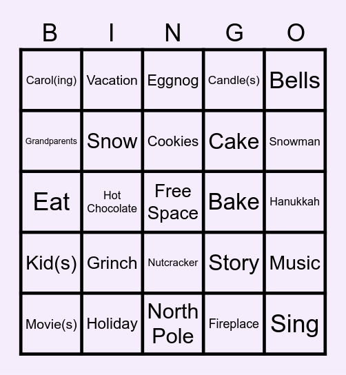The Circle & Working Parents Bingo Card