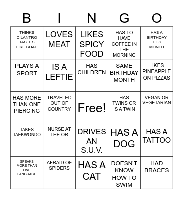 BEAUT ETERNAL Bingo Card