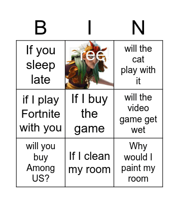 first conditional Bingo Card