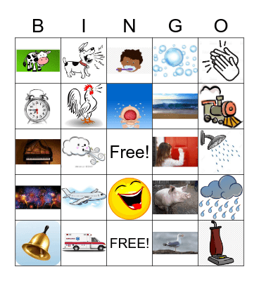 Do You Hear What I Hear! Bingo Card