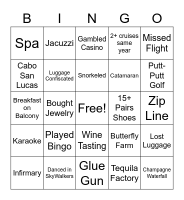 Royal Order of the Grand Princesses Bingo Card