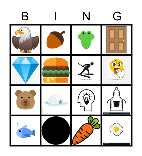 Letters and Sounds Bingo Card